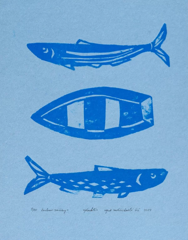 kartono raižinys ugnė rudinskaitė grafika