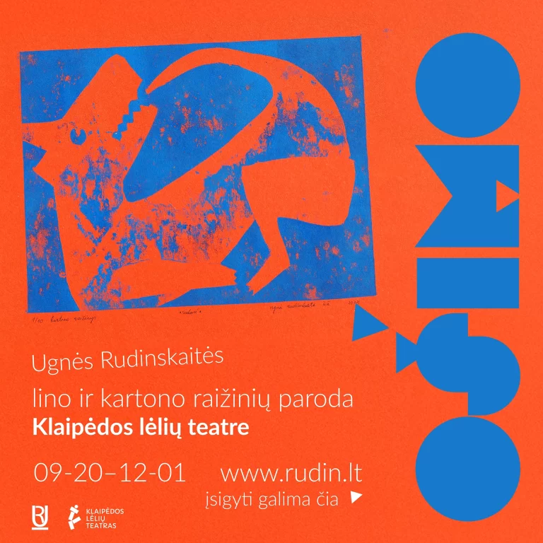 ugnė rudinskaitė autorinė grafikos paroda Klaipėdos lėlių teatre
