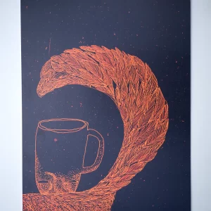 printai A3 kalėdiniai šventiniai spalvoti iliustracijos rudinskaitė