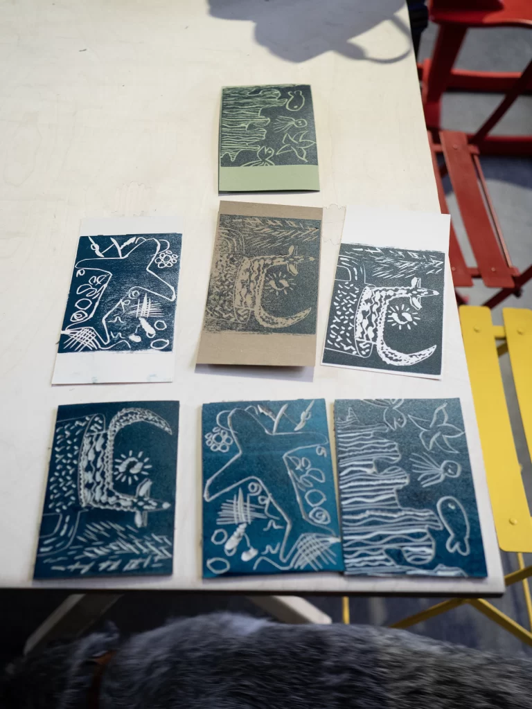 grafikos kūrybinės dirbtuves Klaipėdos lėlių teatre