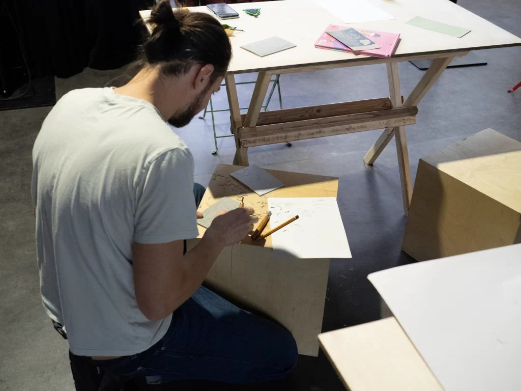 grafikos kūrybinės dirbtuves Klaipėdos lėlių teatre