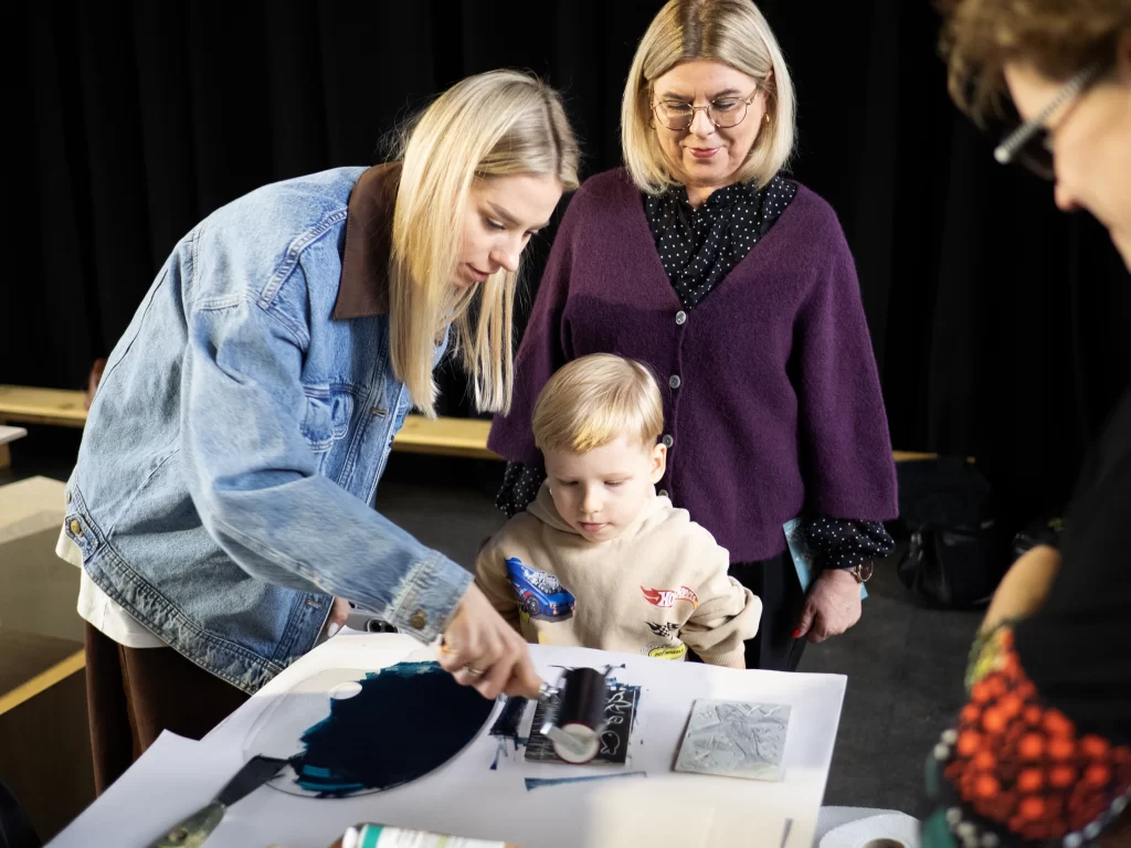 grafikos kūrybinės dirbtuves Klaipėdos lėlių teatre