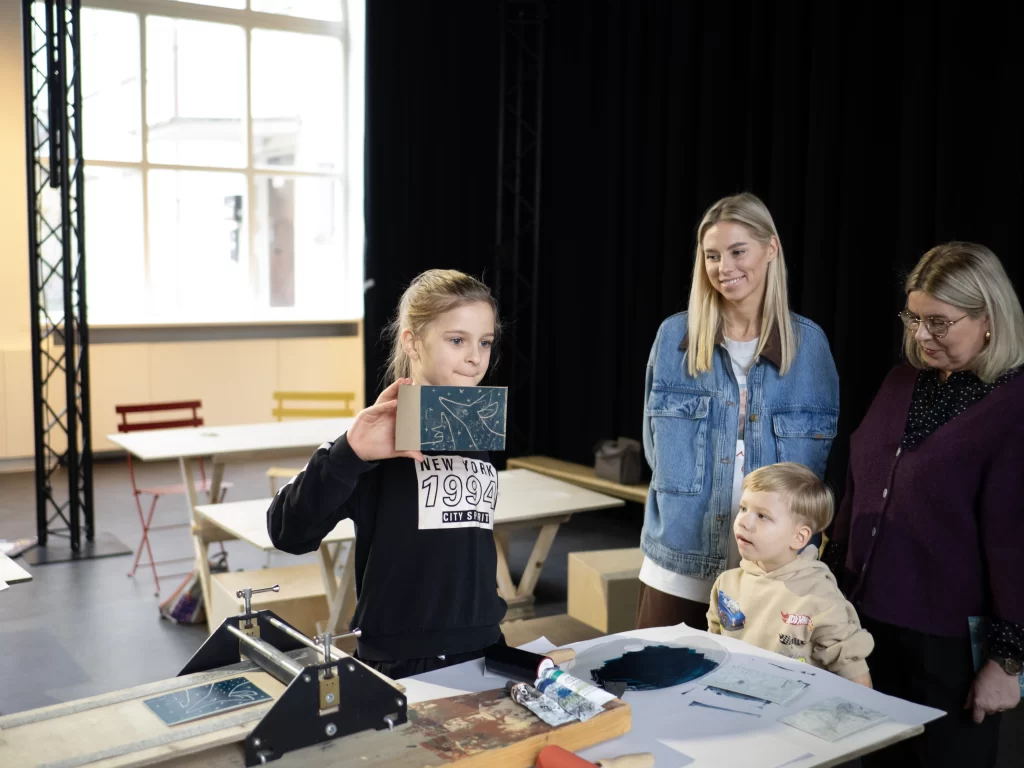 grafikos kūrybinės dirbtuves Klaipėdos lėlių teatre