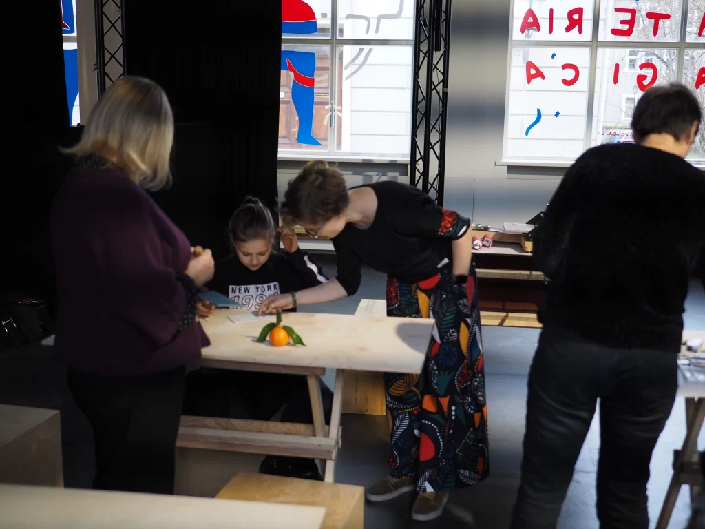 grafikos kūrybinės dirbtuves Klaipėdos lėlių teatre