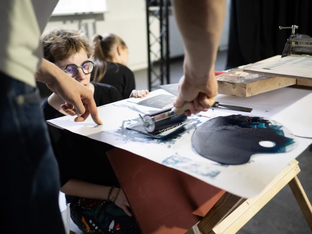 grafikos kūrybinės dirbtuves Klaipėdos lėlių teatre