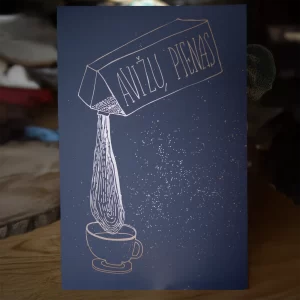 printai A3 kalėdiniai šventiniai spalvoti iliustracijos rudinskaitė