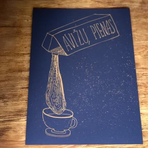 printai A3 kalėdiniai šventiniai spalvoti iliustracijos rudinskaitė