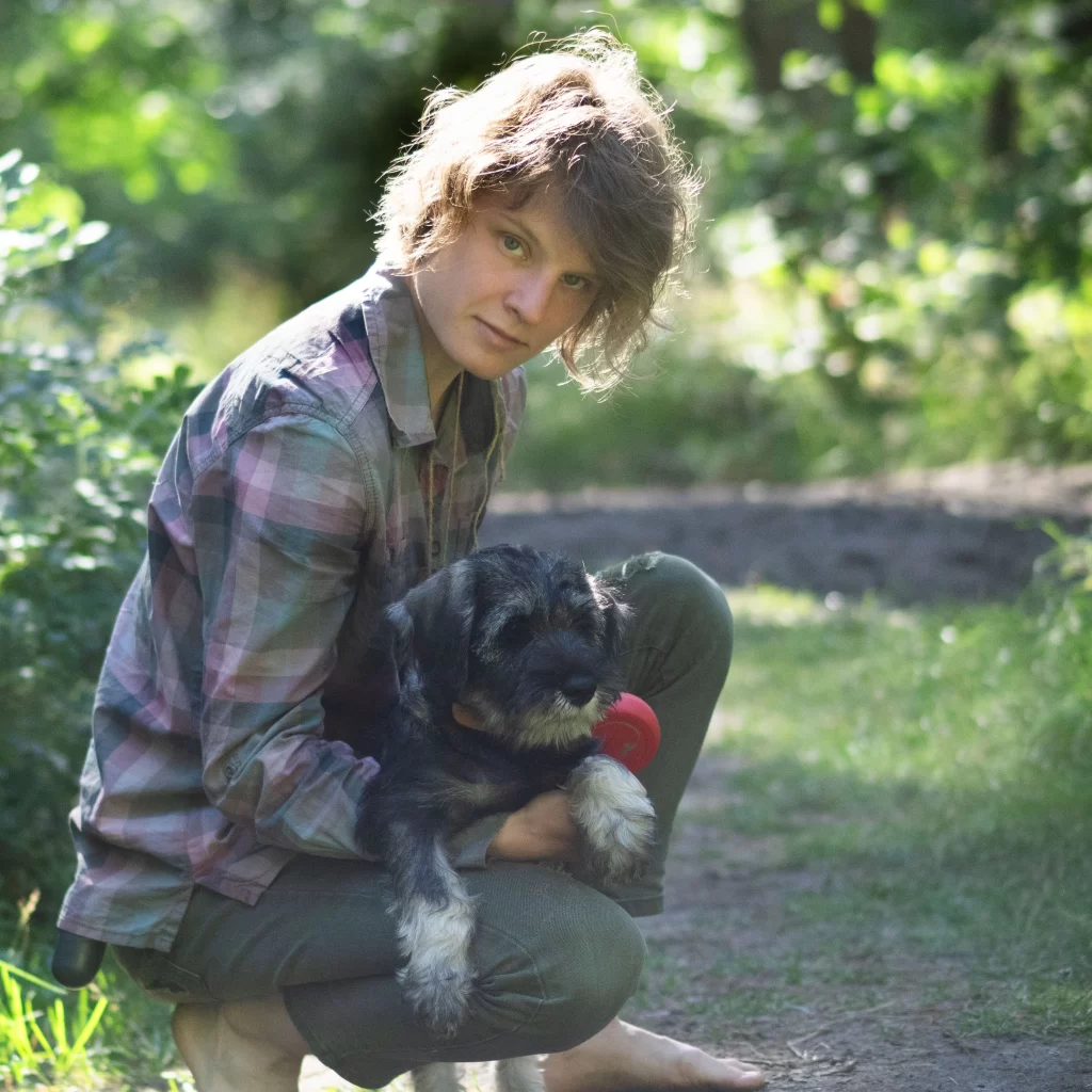 mitelšnaucerių šuniukai